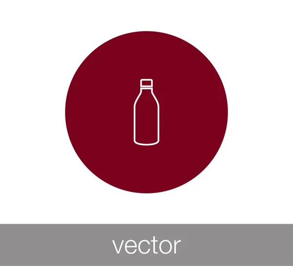 Design of bottle icon — Stock Vector