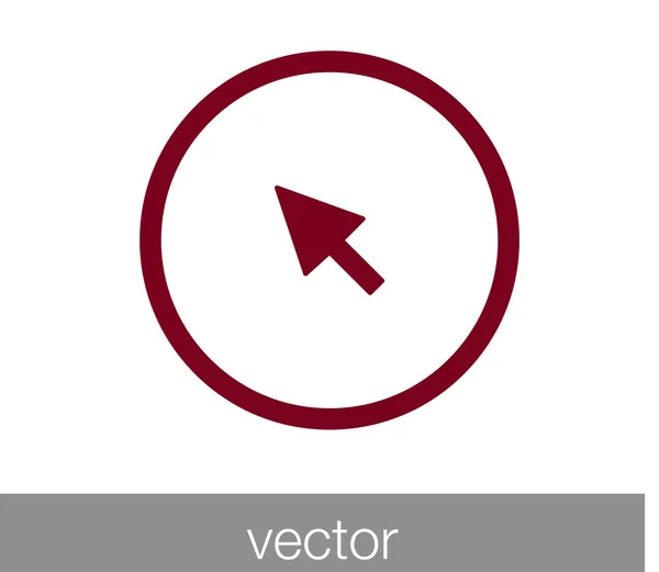 Icono del puntero del cursor . — Vector de stock