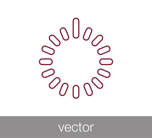 Ilustración del icono del cargador . — Vector de stock