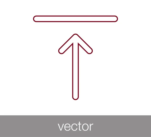 Carregar ícone plano . — Vetor de Stock