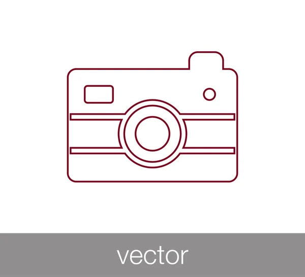 Простий значок камери — стоковий вектор
