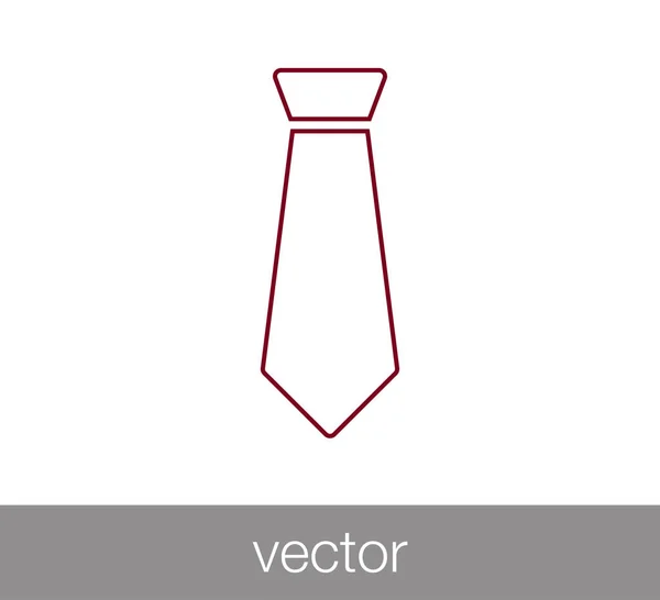 Tie simple icon — Stock Vector