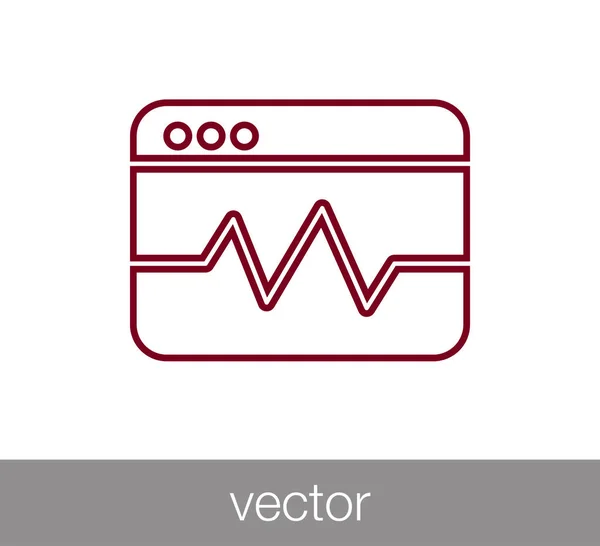 Icono de ventana. Icono de programación. Icono de codificación. Código icono de la ventana. Hno. — Vector de stock