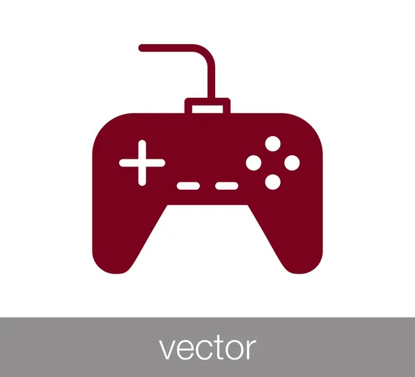 Joystick ícone plano — Vetor de Stock