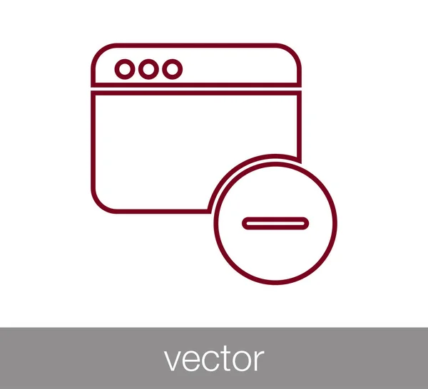 Fenster-Symbol. Programmiersymbol. Codierungssymbol. Code-Fenster-Symbol. br — Stockvektor