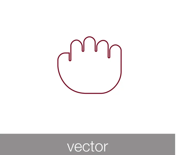 Toca el icono del gesto — Vector de stock