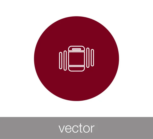 Telefonflad ikon – Stock-vektor