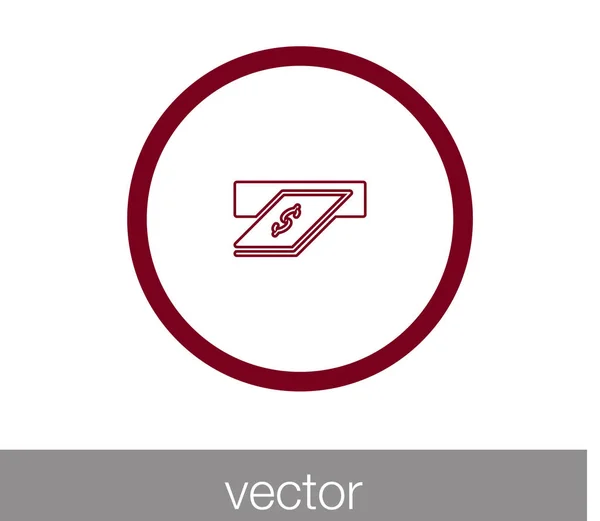 Ícone de sinal de dinheiro —  Vetores de Stock