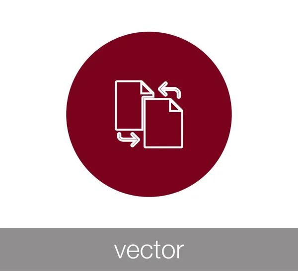 Conception de l'icône Fichier — Image vectorielle