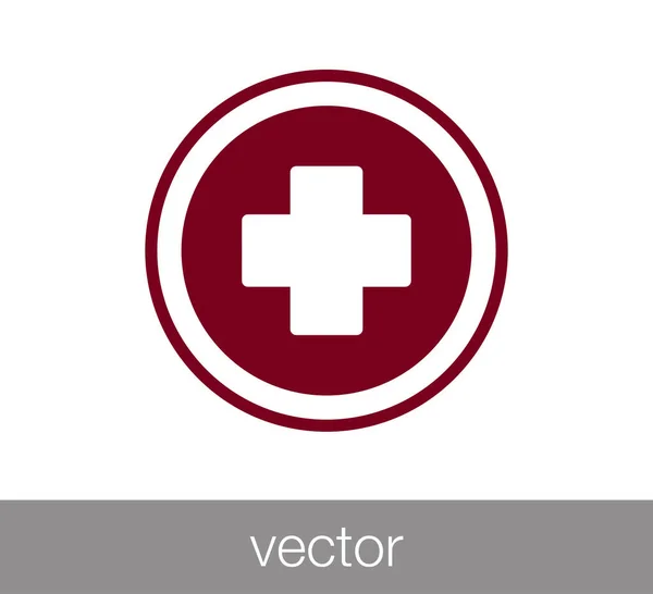 Lékařské znamení ikona. — Stockový vektor