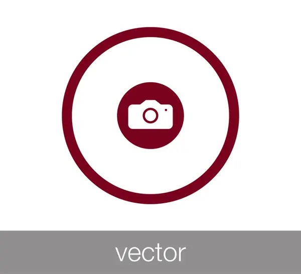 Cámara icono simple — Vector de stock