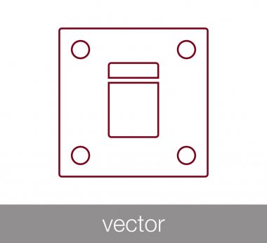 Anahtar düğme simgesi.