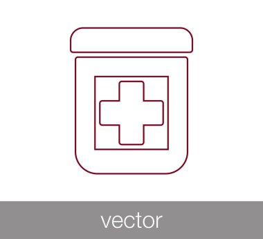 Uyuşturucu basit simgesi