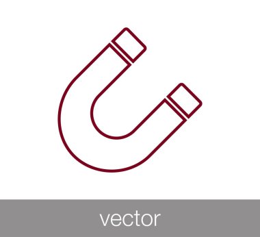 Mıknatıs web simgesi.