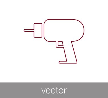 Elektrikli matkap simgesi