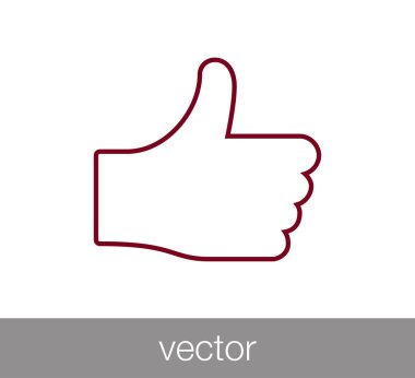  Baş parmak simgesi.