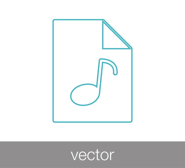 Conception de l'icône Fichier — Image vectorielle