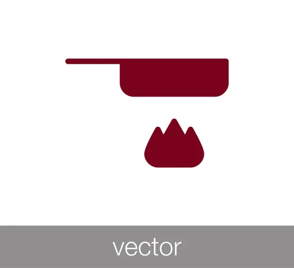 Ilustração do ícone Pan — Vetor de Stock