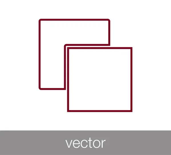 Mover icono plano — Vector de stock