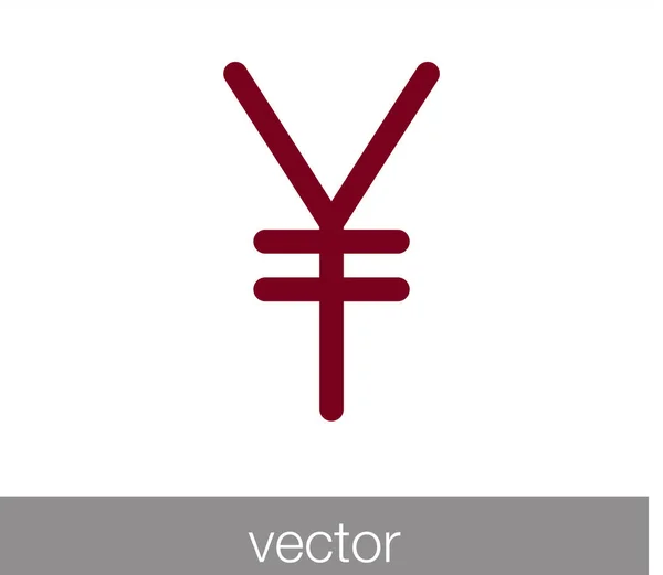 Icône signe argent — Image vectorielle