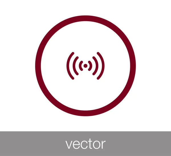 Ícone de acesso Wi-Fi — Vetor de Stock