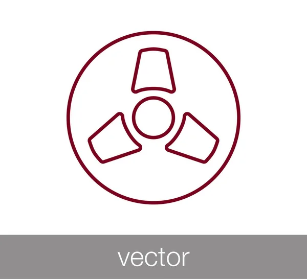 Gefährliches Web-Symbol — Stockvektor