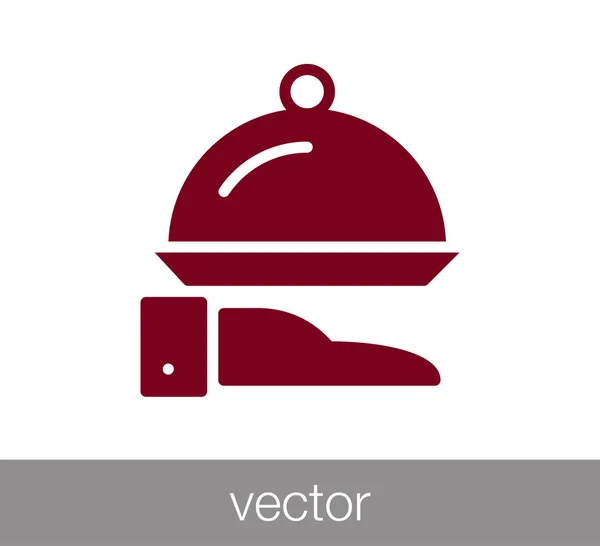 Design de ícone de refeição — Vetor de Stock