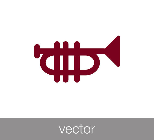 Trumpet simple icon