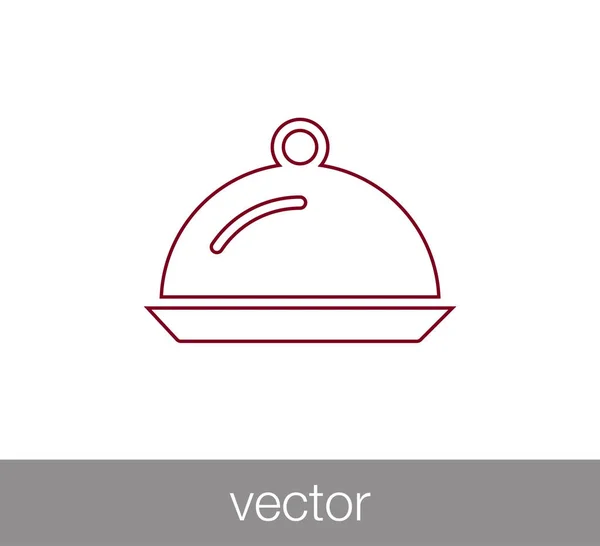 Diseño del icono de la comida — Vector de stock