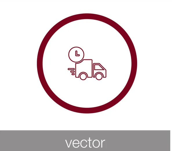 Lieferwagen Web-Ikone — Stockvektor