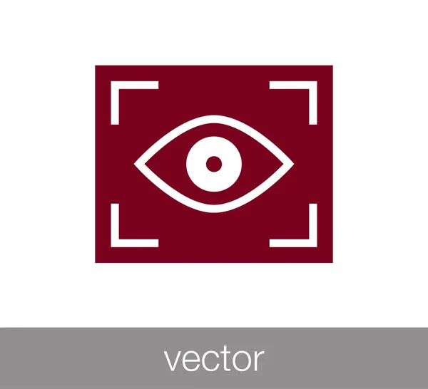 Imagen icono plano . — Vector de stock