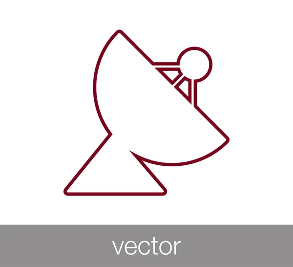 Antennen-Websymbol. — Stockvektor