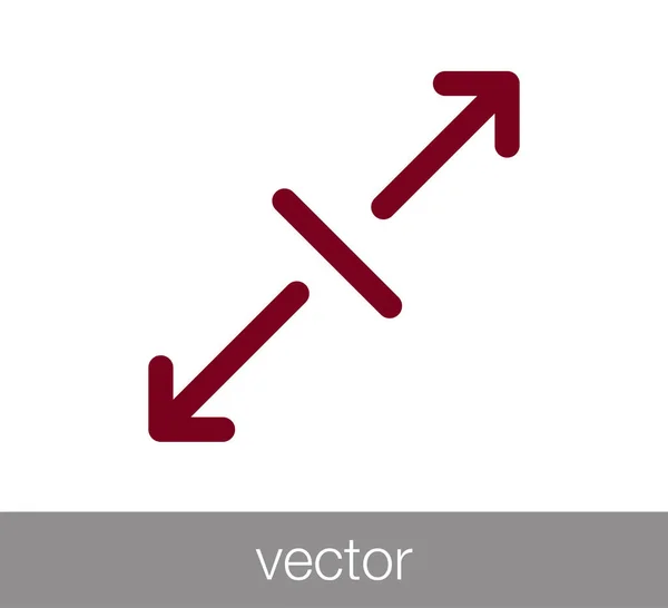 Icono de herramienta de escala . — Vector de stock