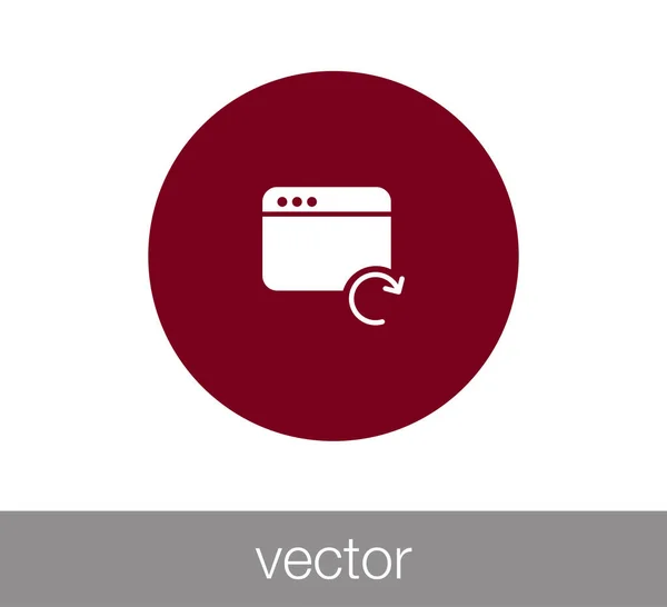 Fenster-Symbol. Programmiersymbol. Codierungssymbol. Code-Fenster-Symbol. br — Stockvektor