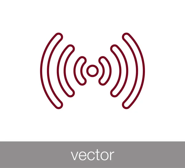 Ícone de acesso Wi-Fi — Vetor de Stock