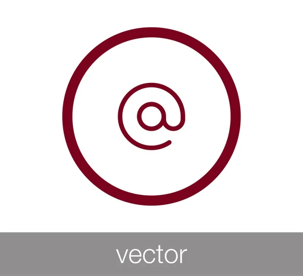 At symbol icon. — Stock Vector