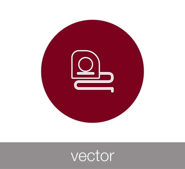 Measurement tape icon — Stock Vector
