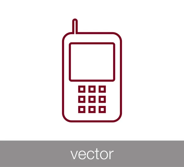 Telefonlapos ikon — Stock Vector