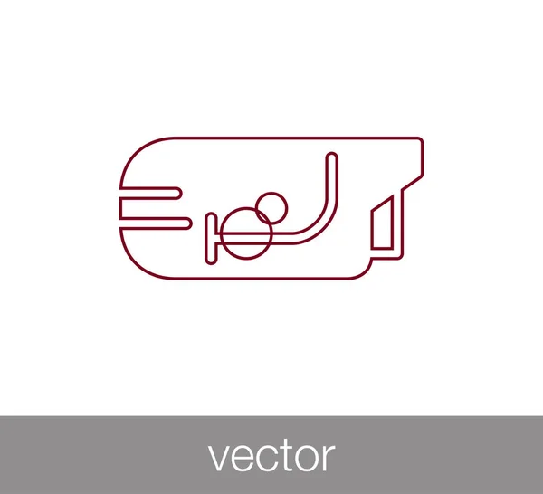 Câmera ícone simples —  Vetores de Stock