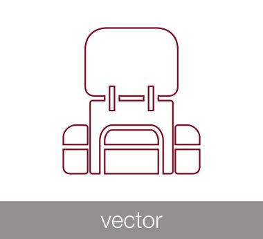 Sırt çantası satır simgesi