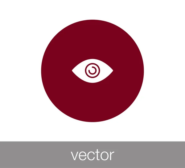 Eye web icon. — Stock Vector
