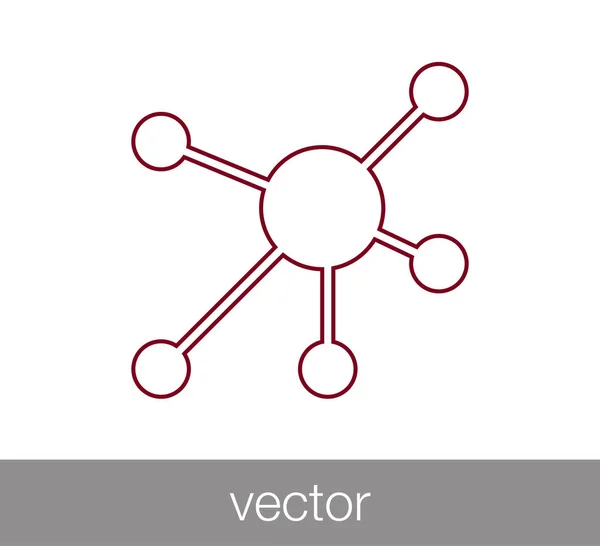Иконка сети . — стоковый вектор