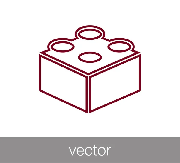 Parte do ícone de quebra-cabeça — Vetor de Stock