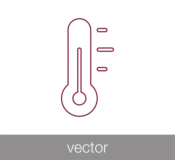 Design of temperature icon — Stock Vector