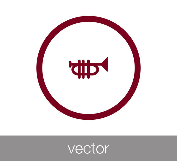 Trumpet simple icon