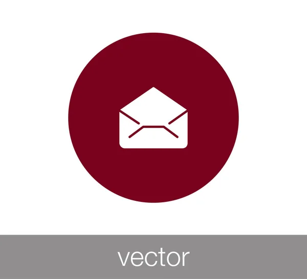 Eenvoudige e-mailpictogram — Stockvector