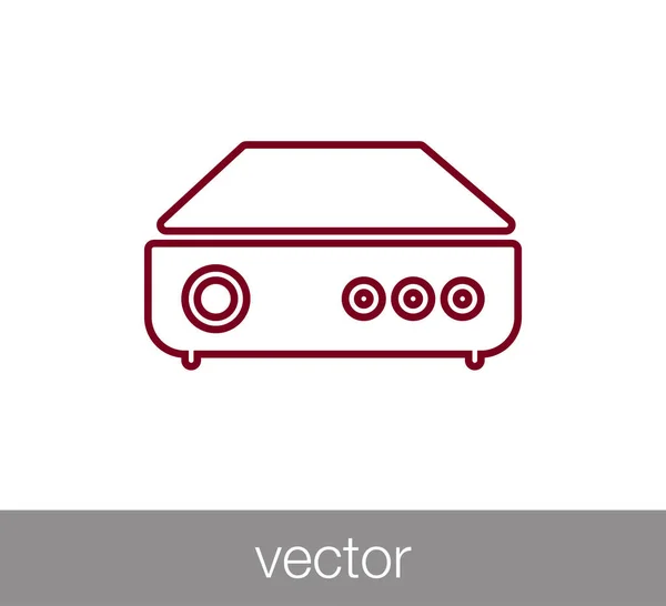 Ilustração do ícone do router . — Vetor de Stock