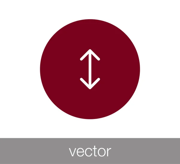Einfaches Symbol scrollen — Stockvektor