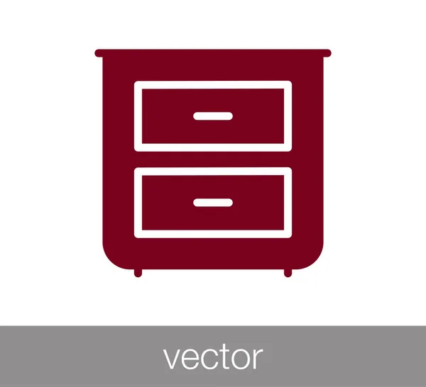 Archivo Apartamento Icono — Vector de stock