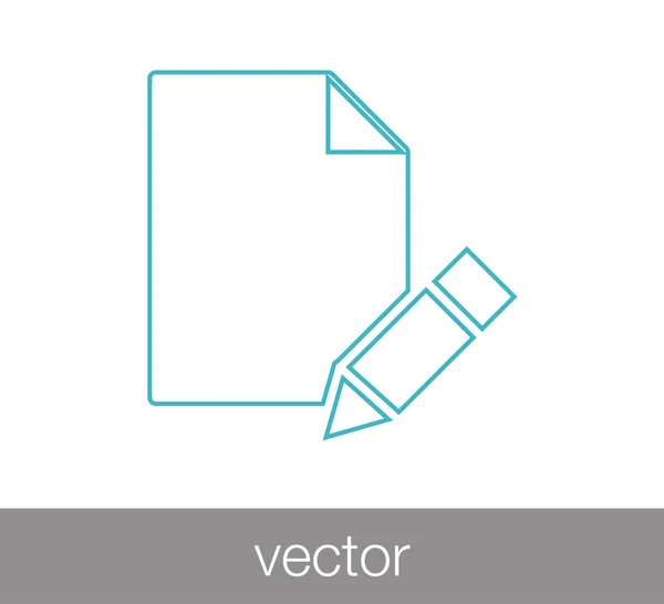 Conception de l'icône Fichier — Image vectorielle